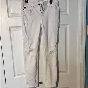 KanCan Light Gray Distressed Skinny Jeans